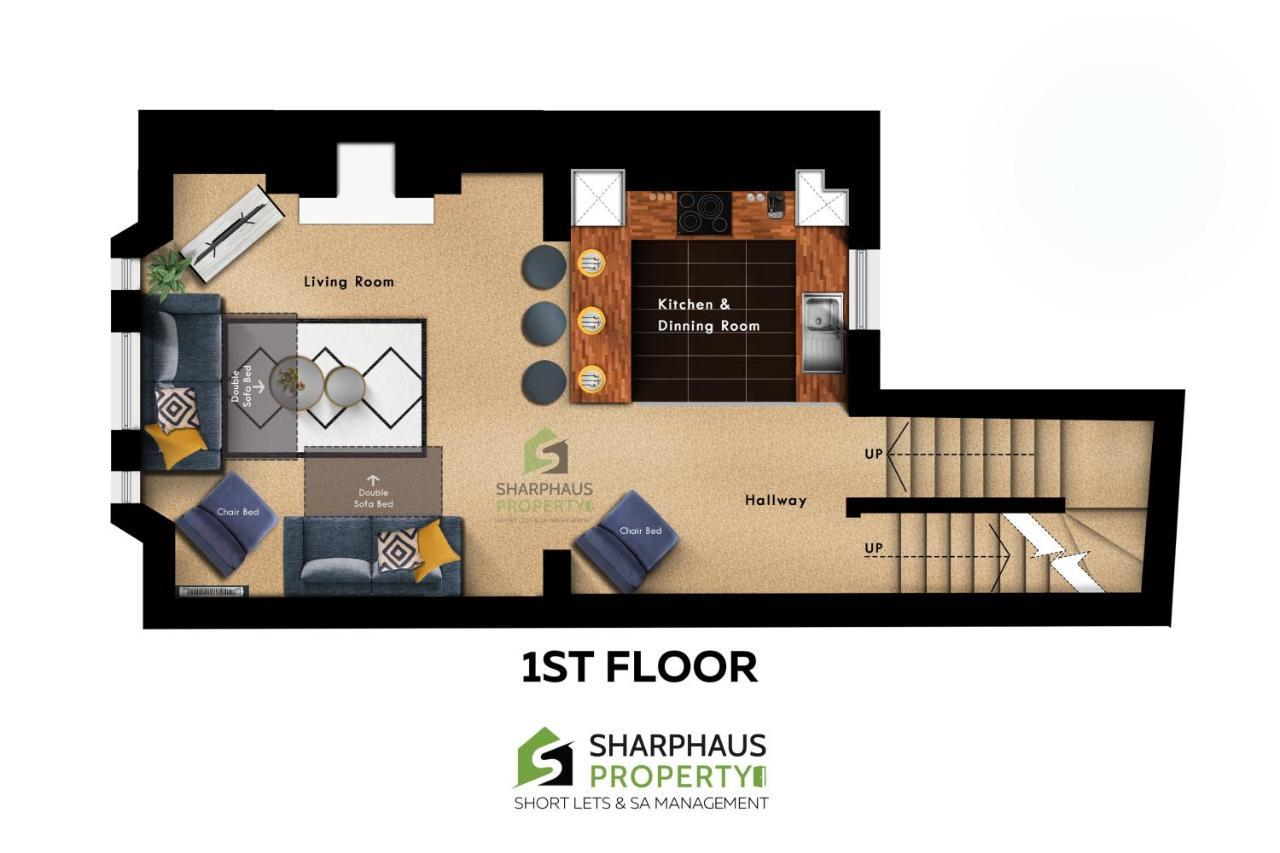 Charming Luxury 3Bed Apartment In A Prime Location By Sharphaus Short Lets & Serviced Accommodation Management Μπράιτον Εξωτερικό φωτογραφία
